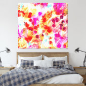 Toile Grunge couleur point texture arrière - plan (Insitu(Chambre))