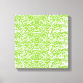 Toile Grunge Lime Green Pattern - Summer Abstract Decor (Recto)