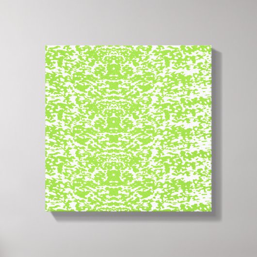 Toile Grunge Lime Green Pattern - Summer Abstract Decor (Recto)