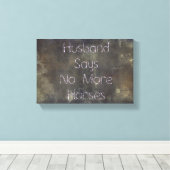 Toile Grunge, Mari Dit Plus De Chevaux (Insitu (Plancher de Bois))