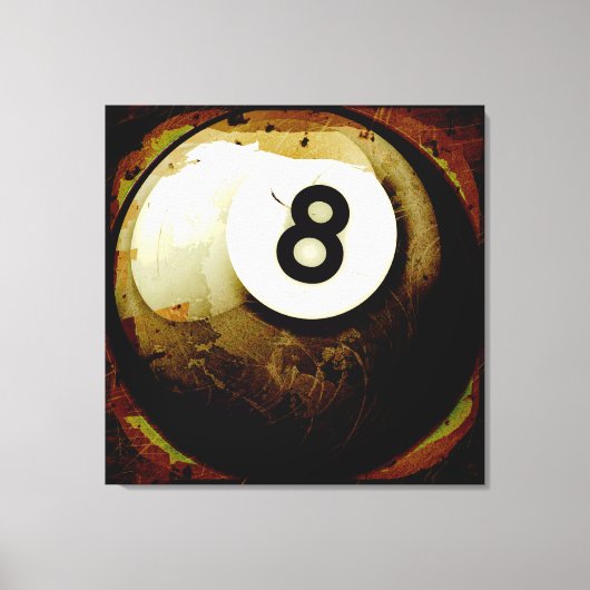 Toile Grunge Style 8 Ball (Recto)