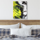 Toile Grunge texture expressive brosse traits (Insitu(Chambre))