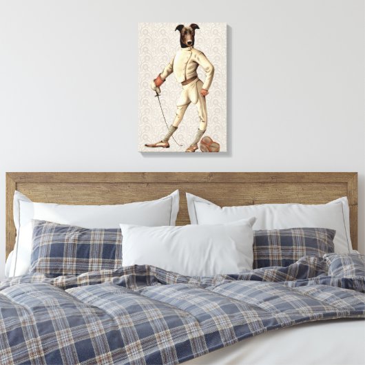 Toile Gryhound Fencer en crème complète (Insitu(Chambre))