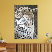 Toile GUÉPARD Org de l'impression 24x36 de toile. Ă?re (Insitu(Salon))