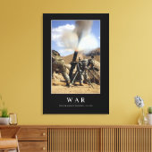 Toile Guerre : Citation 1 inspirée (Insitu(Salon))