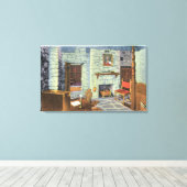 Toile Guerre civile 18 livres en Barbette (Insitu (Plancher de Bois))