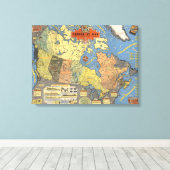 Toile Guerre du Canada (Insitu (Plancher de Bois))