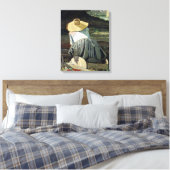 Toile Guerrier au bord de la rivière, 1860 (Insitu(Chambre))