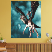 Toile Guerrier céleste dragon (Insitu(Salon))