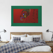 Toile Guerrier du feu (Insitu(Chambre))