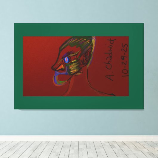 Toile Guerrier du feu (Insitu (Plancher de Bois))