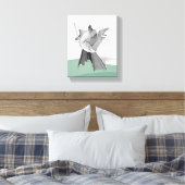 Toile Guerrier numérique (Insitu(Chambre))