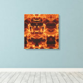 Toile Guerrier samouraï (Insitu (Plancher de Bois))