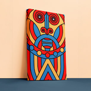 Toile Guerrier tribal africain