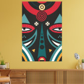 Toile Guerrier tribal Massaï (Insitu(Salon))