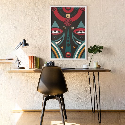 Toile Guerrier tribal Massaï