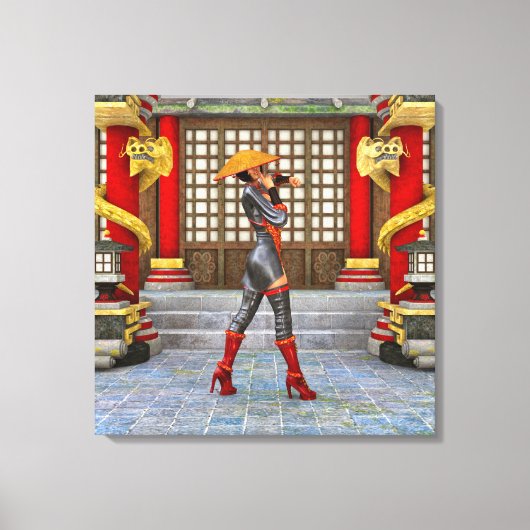 Toile Guerrière asiatique (Recto)