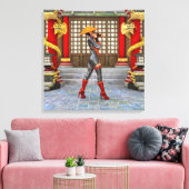 Toile Guerrière asiatique (Insitu(Salon))
