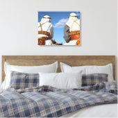 Toile Guerriers du désert (Insitu(Chambre))
