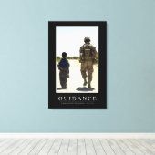 Toile Guide : Citation inspirante (Insitu (Plancher de Bois))