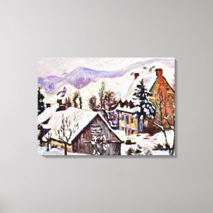 Toile Guillaumin - Le village de St. Sauves-d'Auvergne