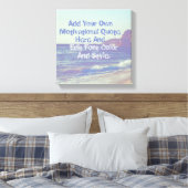 Toile Guillemet de motivation personnalisé, faites votre (Insitu(Chambre))