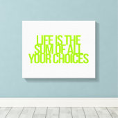 Toile Guillemets inspirants et motivants (Insitu (Plancher de Bois))