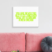 Toile Guillemets inspirants et motivants (Insitu(Salon))