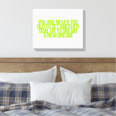 Toile Guillemets inspirants et motivants (Insitu(Chambre))