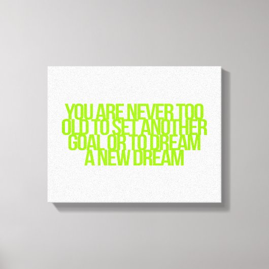 Toile Guillemets inspirants et motivants (Recto)