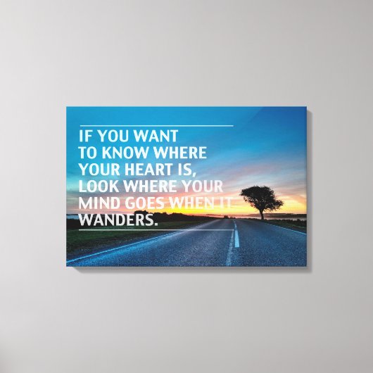 Toile Guillemets inspirants et motivants (Recto)