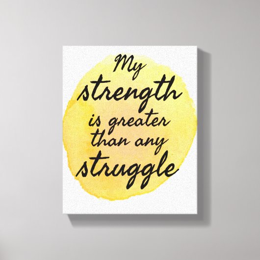 Toile Guillemets inspirants pour acceptation de soi (Recto)