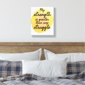 Toile Guillemets inspirants pour acceptation de soi (Insitu(Chambre))