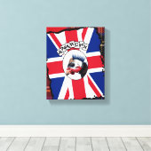 Toile Guineafowl punk (Insitu (Plancher de Bois))