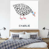 Toile Guinée Fowl Bird Personnalisé (Insitu(Chambre))