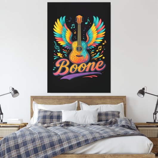 Toile Guitare Boone (Insitu(Chambre))