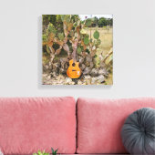 Toile Guitare de Cactus (Insitu(Salon))