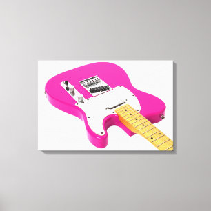 Toile GUITARE ÉLECTRIQUE DE BUBBLEGUM 16x24