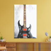 Toile Guitare mignonne (Insitu(Salon))