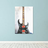 Toile Guitare mignonne (Insitu (Plancher de Bois))