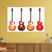 Toile GUITARS ÉLECTRIQUES ICONIQUES 40x60 (Insitu(Salon))