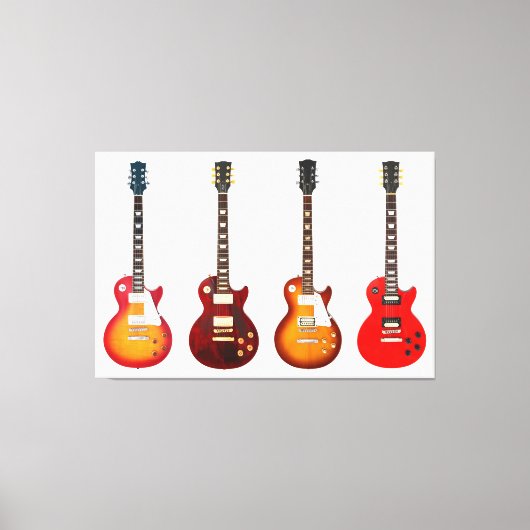 Toile GUITARS ÉLECTRIQUES ICONIQUES 40x60 (Recto)