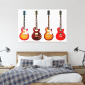 Toile GUITARS ÉLECTRIQUES ICONIQUES 40x60 (Insitu(Chambre))