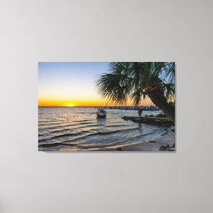 Toile Gulf Breeze Floride Sunset Canvas