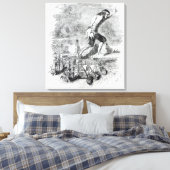 Toile Gulliver a volé la flotte blefuscudienne (Insitu(Chambre))