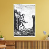 Toile Gulliver parmi les Lilliputiens (Insitu(Salon))