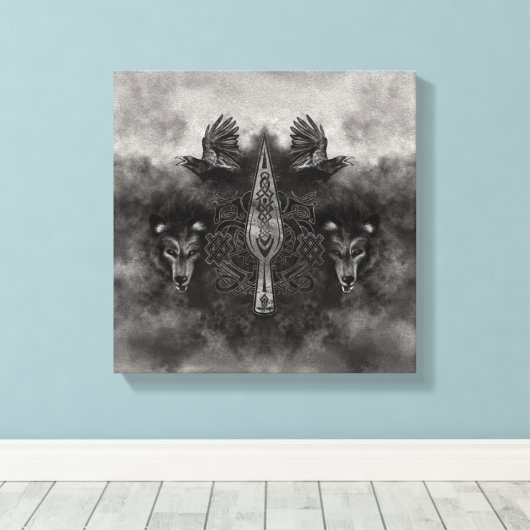 Toile Gungnir - Spear of Odin (Insitu (Plancher de Bois))
