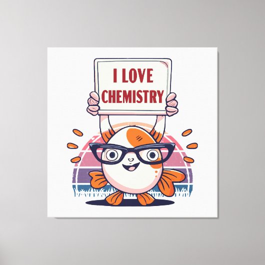 Toile Guppies et chimie d'amour (Recto)