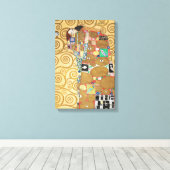 Toile Gustav Klimt - Accomplissement, frise Stoclet (Insitu (Plancher de Bois))