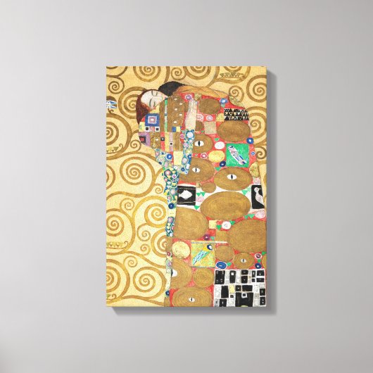 Toile Gustav Klimt - Accomplissement, frise Stoclet (Recto)
